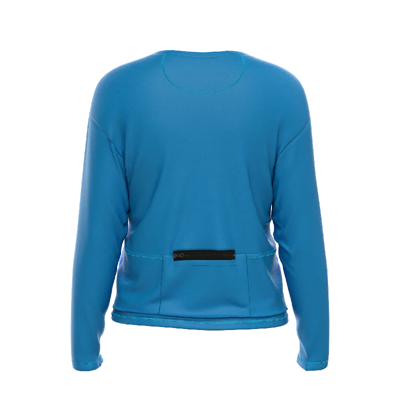 Women's Sunset Matte Colors Long Sleeve Cycling Shirt