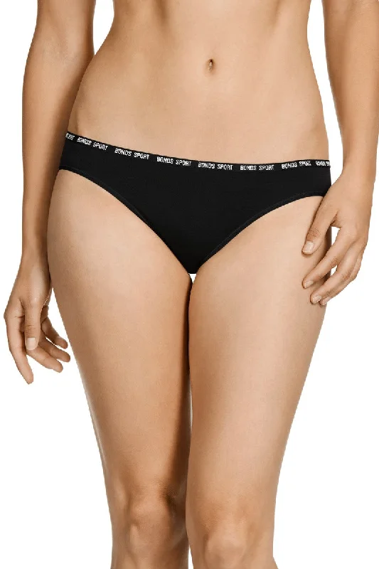 10 x Bonds Womens Active Seamfree Bikini Sport Undies Underwear Black Wx84 Button-up bikini top, Trendy, Sexy, Comfortable
