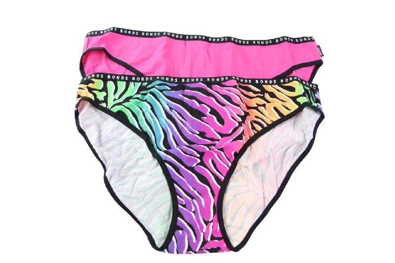 12 Pairs X Bonds Womens Hipster Bikini Underwear Briefs 55K Bikini with ruffles, Feminine, Chic, Trendy 12 Pairs X Bonds Womens Hipster Bikini Underwear Briefs 55K Bikini with ruffles, Feminine, Chic, Trendy