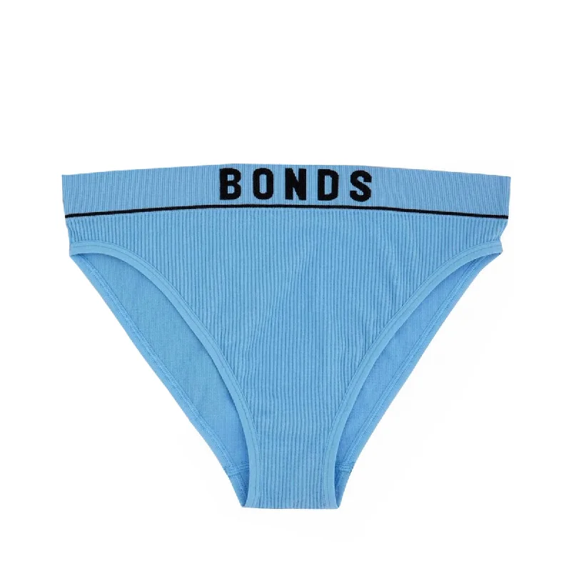 Bonds Womens Retro Rib Hi Hi Bikini -  Power Blue Adjustable bikini top, Custom fit, Comfortable, Stylish