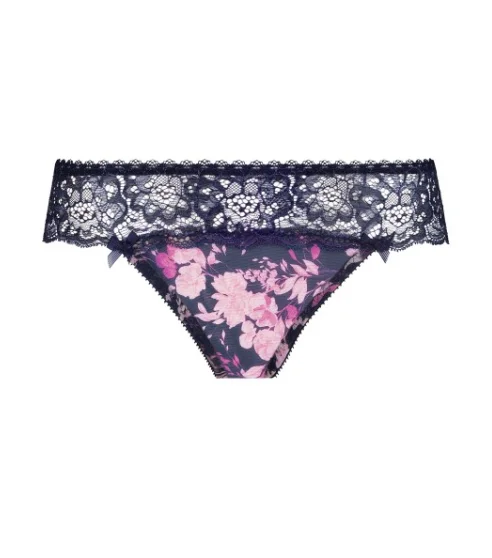 Empreinte 'Eden' (Indigo) Bikini Brief Skirted bikini, Feminine, Sexy, Trendy