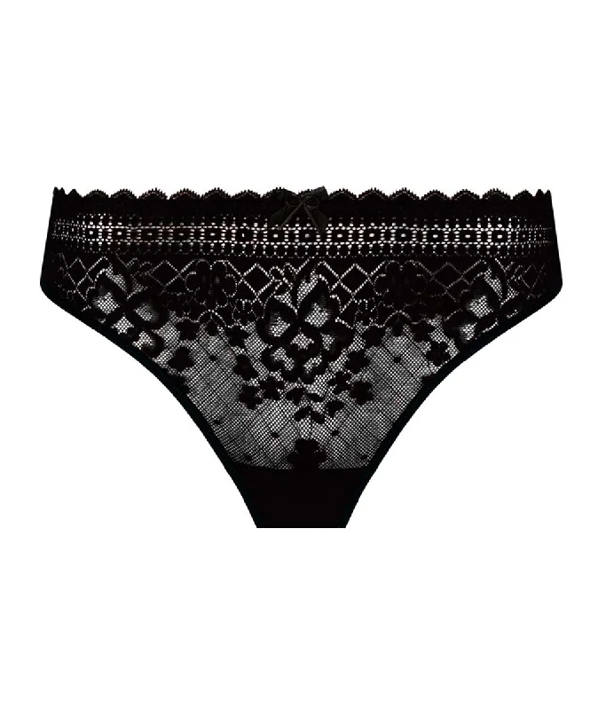 Empreinte 'Melody' (Black) Bikini Brief V-neck bikini, Sexy, Chic, Comfortable