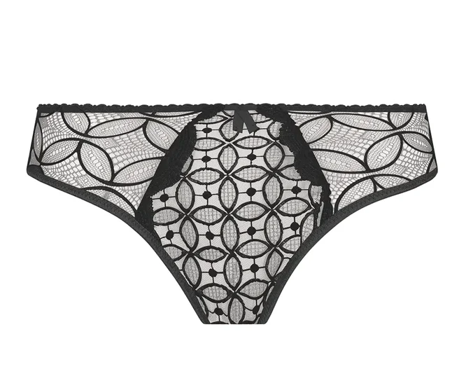 Empreinte 'Romy' (Reglisse) Bikini Brief Skirted bikini bottom, Feminine, Sexy, Comfortable