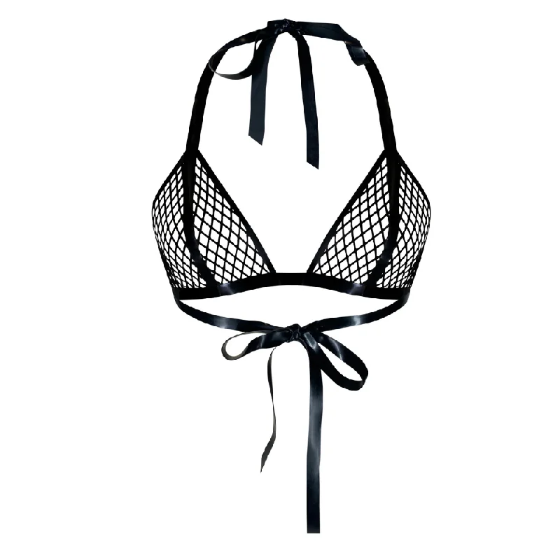 Fishnet Bikini Top Sporty bikini top, Comfortable, Athletic, Trendy