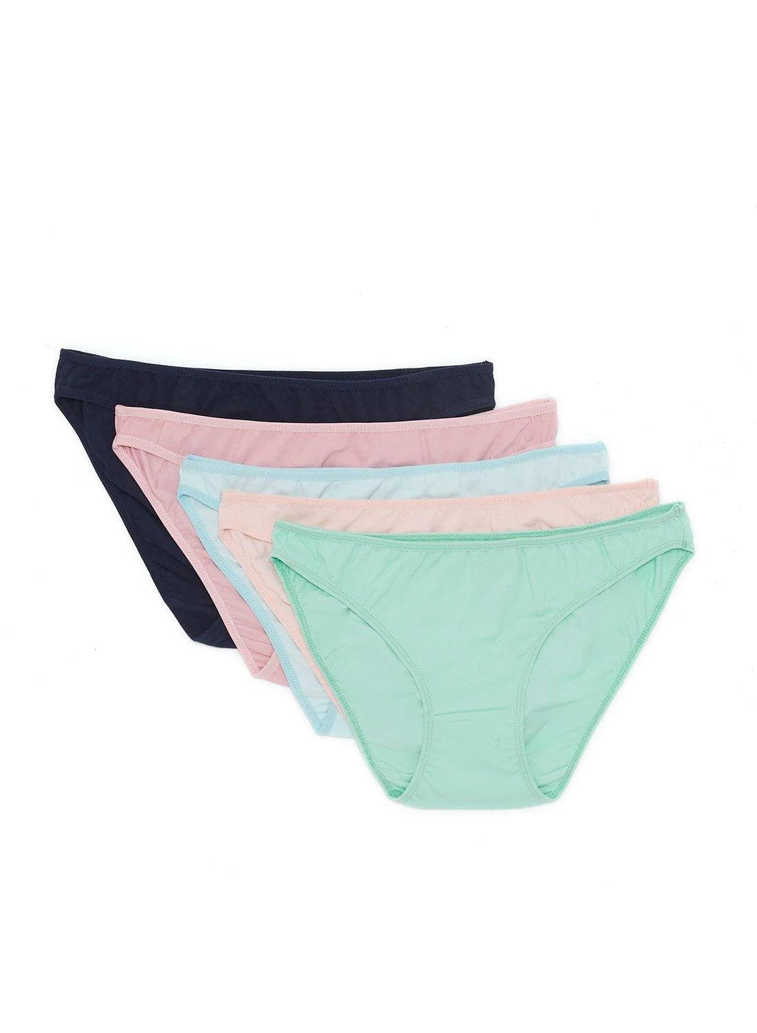 Panties Pack Of 5- Bikini Cut  - Eve Chantelle Sequin bikini, Sparkly, Sexy, Fashionable