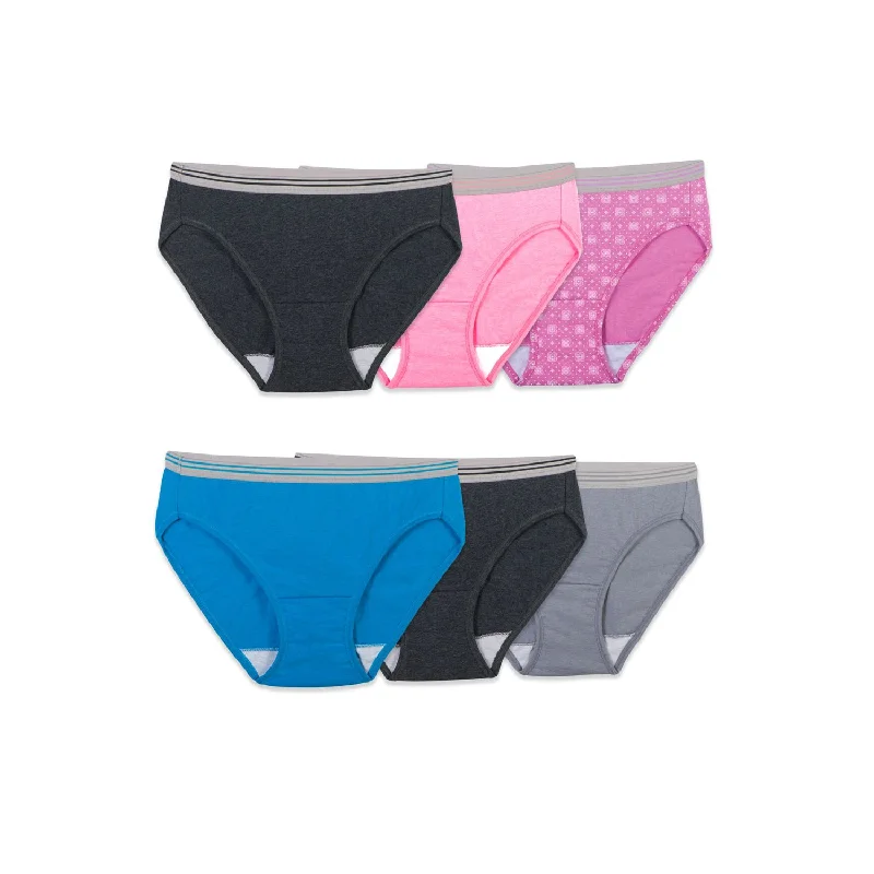 Women's Assorted Heather Bikini 6-Pack 6DBIKH2/H1 String bikini, Minimalist, Sexy, Comfortable