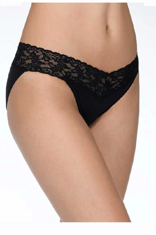 Women's Organic Cotton Lace V-Bikini Bikini with bow detail, Cute, Stylish, Trendy