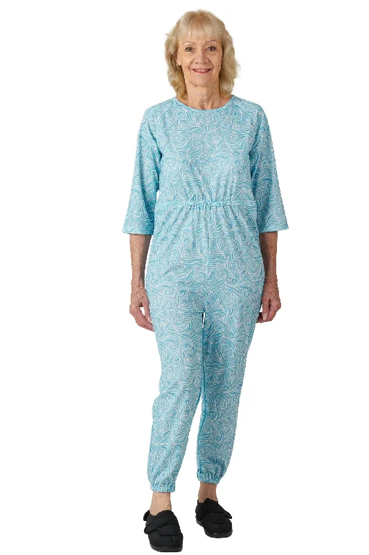 Anti-Strip Jumpsuit - Carrie | Swirls Fit and flare jumpsuit, Elegant, Trendy, Feminine Anti-Strip Jumpsuit - Carrie | Swirls Fit and flare jumpsuit, Elegant, Trendy, Feminine