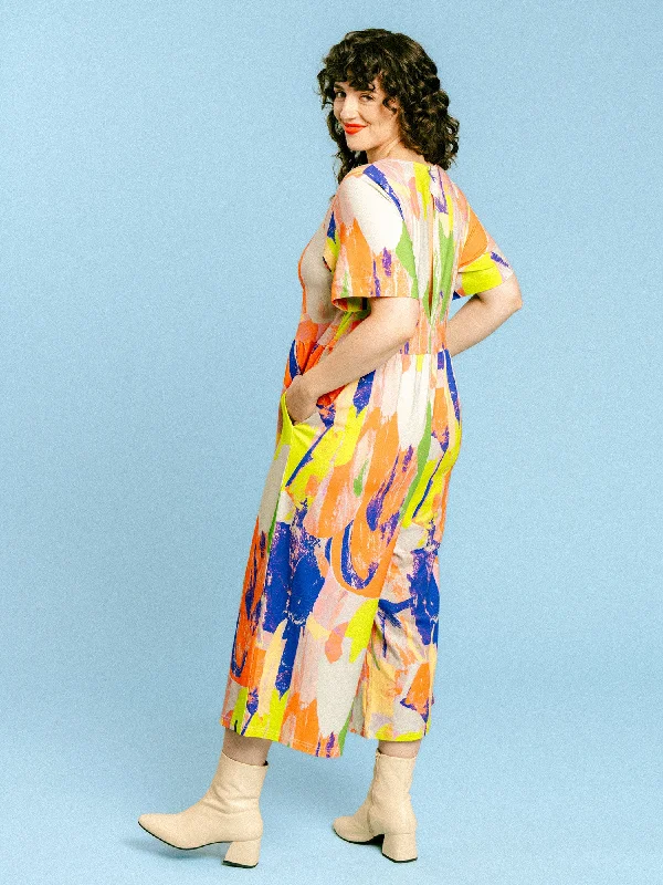 Elmi Jumpsuit Wisdom Green Yellow Lace jumpsuit, Elegant, Feminine, Trendy
