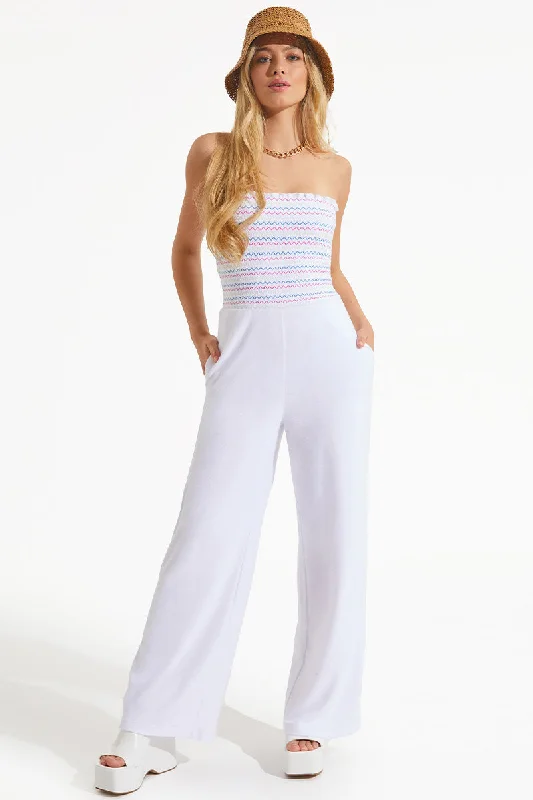 Rainbow Smocked Towel Terry Jumpsuit Plus size jumpsuit, Curvy fit, Comfort, Stylish Rainbow Smocked Towel Terry Jumpsuit Plus size jumpsuit, Curvy fit, Comfort, Stylish