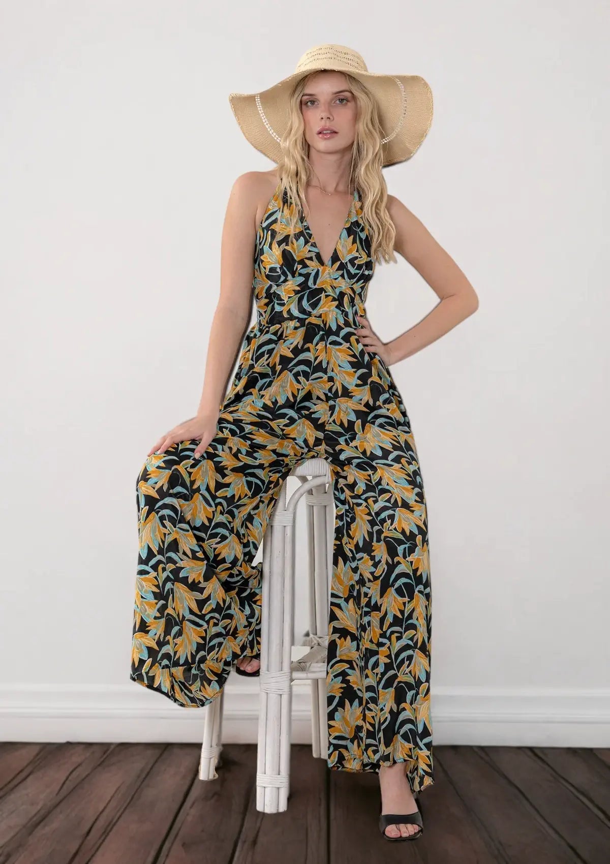 Carina Halter Jumpsuit High waist jumpsuit, Slim fit, Chic, Comfortable