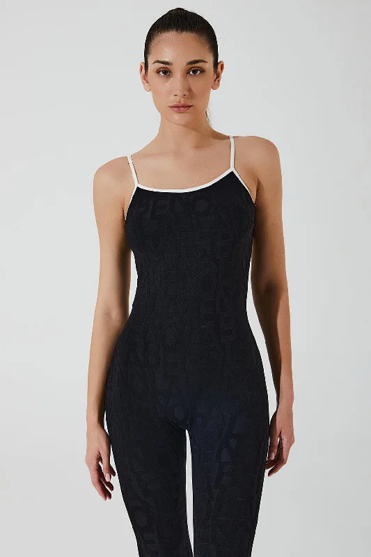 Classic Coeur Del Jumpsuit 3D - Carbon Structured jumpsuit, Tailored, Elegant, Professional