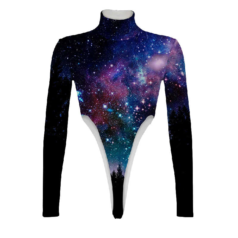 Galaxy Forest Turtleneck Long Sleeve Jumpsuit Elegant jumpsuit, Chic, Comfortable, Fashionable Galaxy Forest Turtleneck Long Sleeve Jumpsuit Elegant jumpsuit, Chic, Comfortable, Fashionable